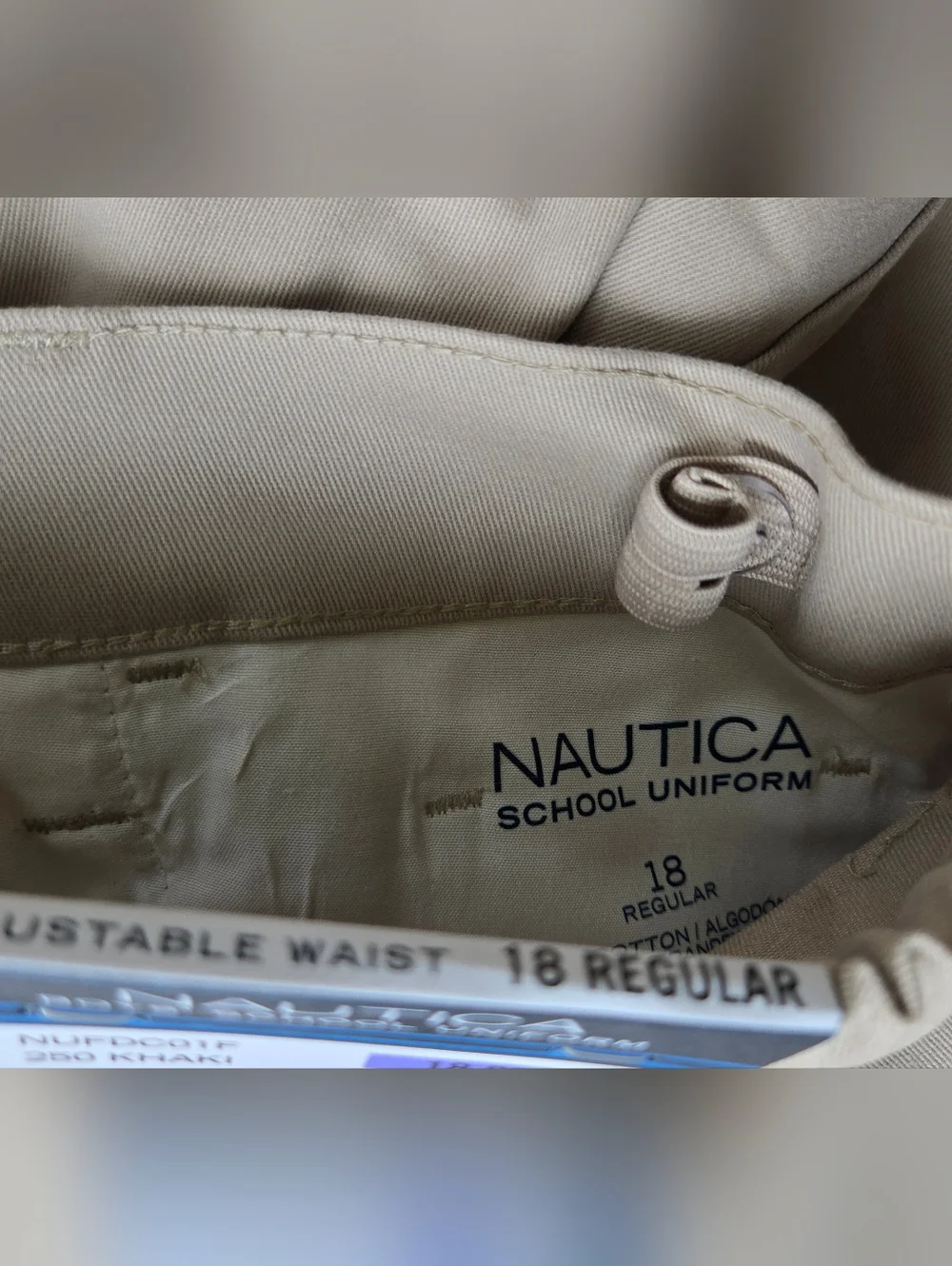 Nautica Khaki Straight-Leg Boys' Chinos